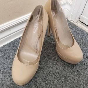 Aldo beige heels